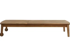 Miliboo Chaise Longue-Bain de soleil en bois massif CANOPEE