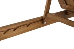 Miliboo Chaise Longue-Bain de soleil en bois massif CANOPEE