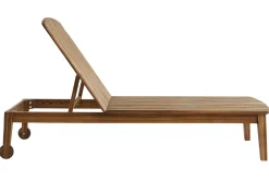 Miliboo Chaise Longue-Bains de soleil en bois massif (lot de 2) CANOPEE