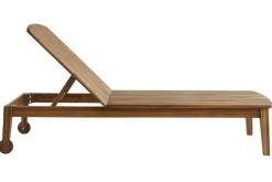 Miliboo Chaise Longue-Bains de soleil en bois massif (lot de 2) CANOPEE