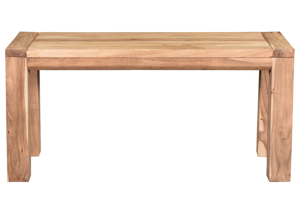 Miliboo Chaise En Bois|Banc-Banc en bois massif L95 cm BALTO