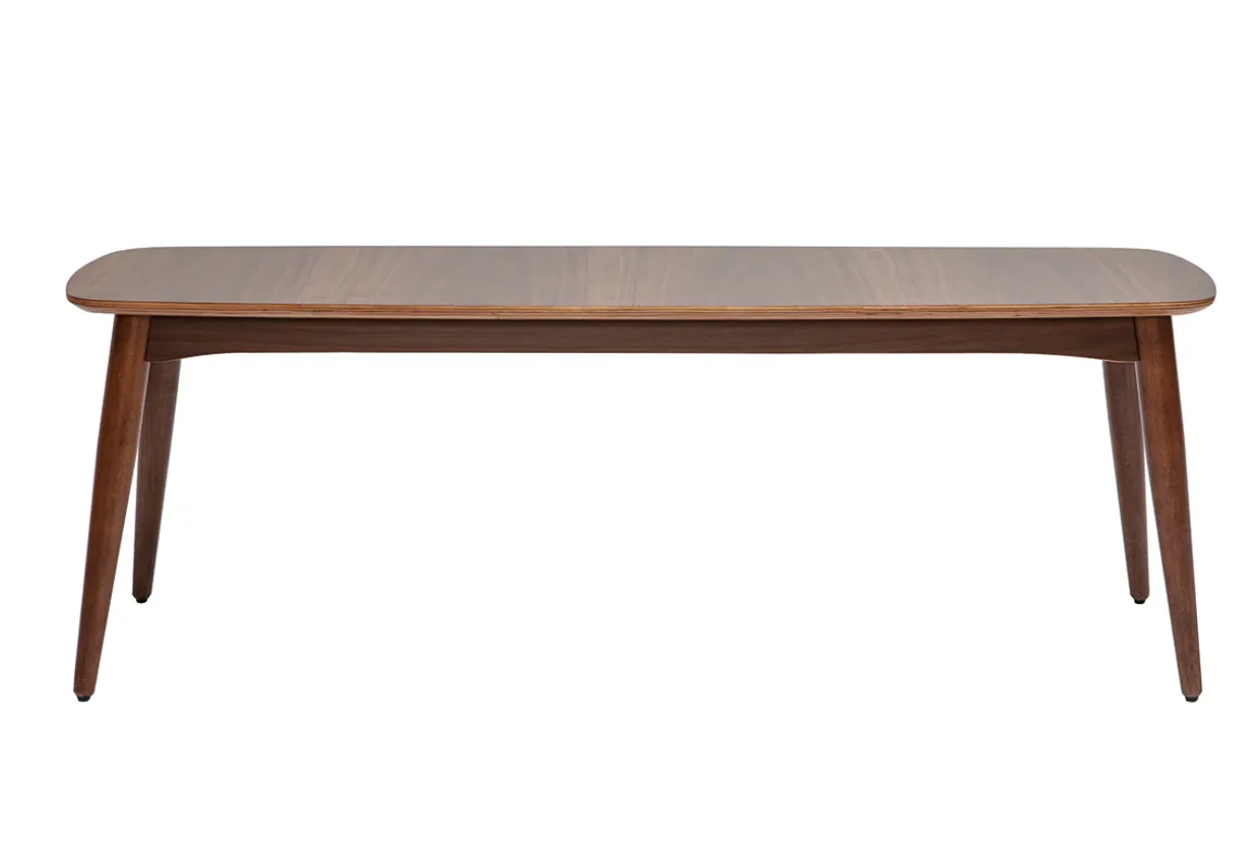 Miliboo Chaise En Bois|Banc-Banc vintage bois foncé noyer L130 cm NORDECO