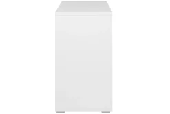 Miliboo Bibliothèque Et Étagère|Bibliothèque Et Étagère-Bibliothèque basse finition bois blanc L140 cm EPURE