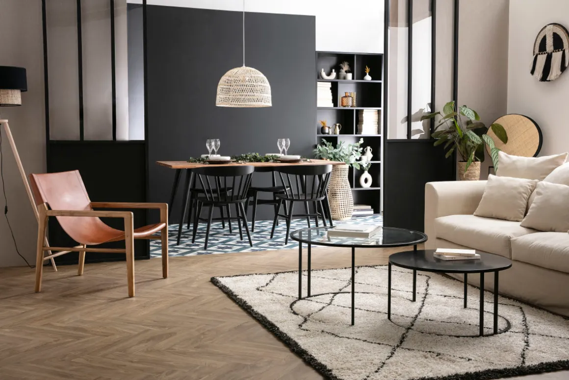 Miliboo Bibliothèque Et Étagère|Bibliothèque Et Étagère-Bibliothèque design bois noir L92 EPURE