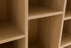 Miliboo Bibliothèque Et Étagère|Bibliothèque Et Étagère-Bibliothèque design finition bois clair chêne L149 cm RYTHM