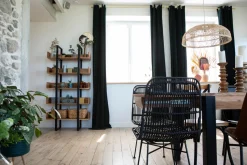 Miliboo Bibliothèque Et Étagère|Bibliothèque Et Étagère-Bibliothèque industrielle en bois massif et métal noir L90 cm TAO