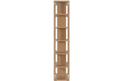 Miliboo Bibliothèque Et Étagère|Bibliothèque Et Étagère-Bibliothèque multi casiers design finition bois clair chêne L168 cm MUSSO