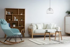 Miliboo Bibliothèque Et Étagère|Bibliothèque Et Étagère-Bibliothèque scandinave en bois clair chêne 8 casiers L110 cm INGRID