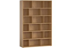 Miliboo Bibliothèque Et Étagère|Bibliothèque Et Étagère-Bibliothèque scandinave finition bois clair chêne L140 cm EPURE