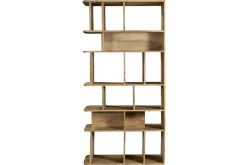 Miliboo Bibliothèque Et Étagère|Bibliothèque Et Étagère-Bibliothèque séparateur d'espace en bois manguier massif L88 cm RUPAH