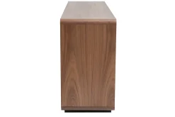 Miliboo Buffet-Buffet design en bois foncé noyer 3 portes 3 tiroirs L160 cm JAKO