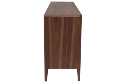 Miliboo Buffet-Buffet en bois foncé noyer 2 portes 3 tiroirs 180 cm BENJA