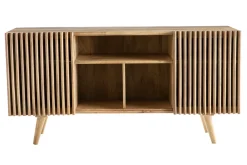 Miliboo Buffet-Buffet en bois manguier massif 2 portes coulissantes L140 cm ALBA