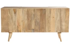 Miliboo Buffet-Buffet en bois manguier massif 2 portes coulissantes L140 cm ALBA