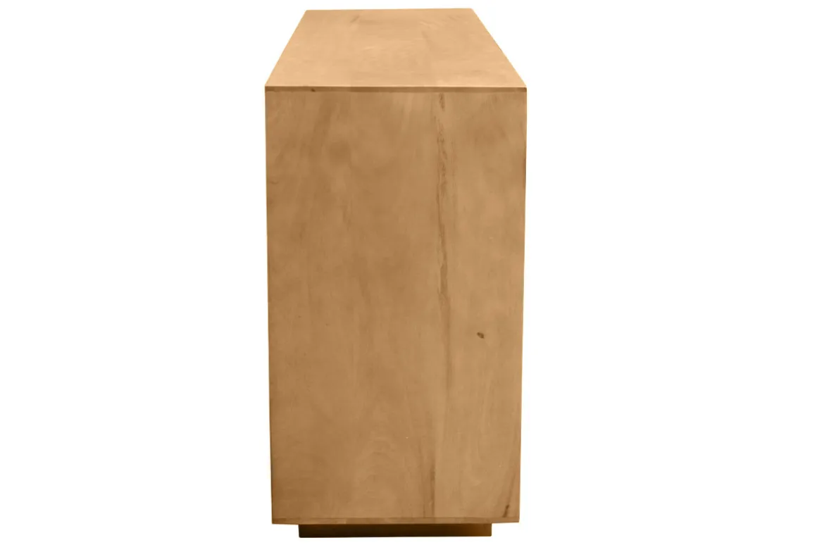 Miliboo Buffet-Buffet en bois manguier massif 3 portes L160 cm MATCHA