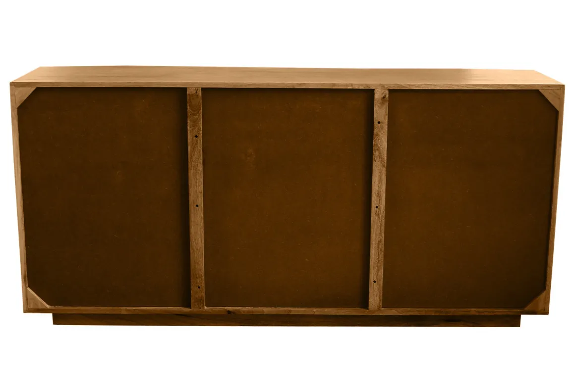 Miliboo Buffet-Buffet en bois manguier massif 3 portes L160 cm MATCHA