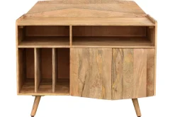 Miliboo Buffet-Buffet meuble de rangement vinyles en bois manguier massif L105 cm MATAHARI