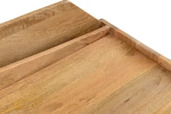 Miliboo Buffet-Buffet meuble de rangement vinyles en bois manguier massif L105 cm MATAHARI