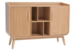 Miliboo Buffet-Buffet scandinave en bois clair 2 portes L122 cm HALLEN