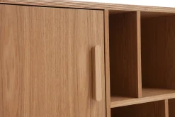 Miliboo Buffet-Buffet scandinave en bois clair 2 portes L122 cm HALLEN