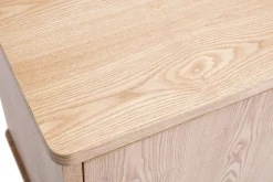 Miliboo Buffet-Buffet scandinave en bois clair 2 portes 3 tiroirs L160 cm FIFTIES