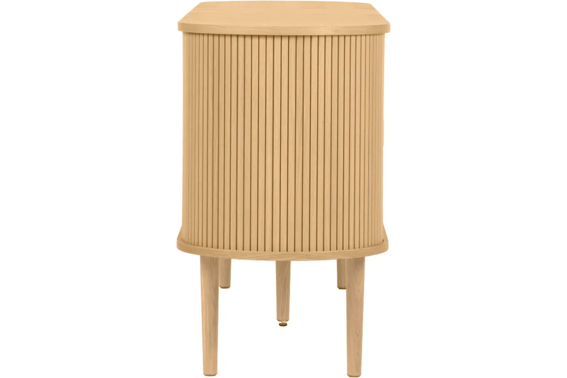 Miliboo Buffet-Buffet vintage bois clair chêne avec rangements 2 portes coulissantes L180 cm EPIC