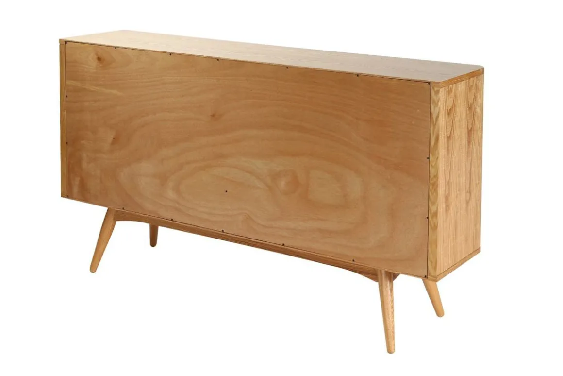 Miliboo Buffet|Commode-Buffet vintage en bois clair 4 portes 2 tiroirs L160 cm NORDECO