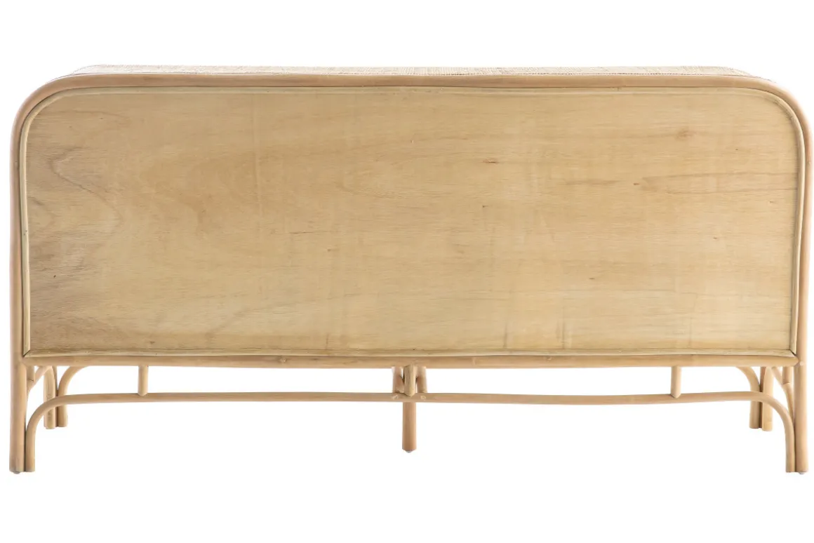 Miliboo Buffet-Buffet vintage en rotin 2 portes L150 cm GALON