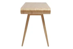 Miliboo Bureau Design-Bureau avec rangements 2 tiroirs scandinave bois clair L120 cm BJORG