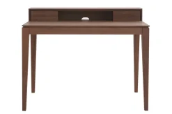 Miliboo Bureau Design-Bureau avec rangements bois foncé noyer L110 cm SEKRET