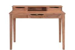 Miliboo Bureau Design-Bureau avec rangements vintage bois massif L115 cm GARY