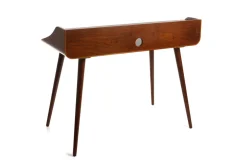 Miliboo Bureau Design-Bureau avec rangements vintage bois foncé L120 cm NORDECO