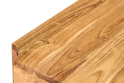 Miliboo Bureau Design-Bureau d'angle avec rangements bois massif et métal noir L75 cm GOSBY