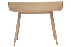 Miliboo Bureau Design-Bureau scandinave bois clair avec rangements 2 tiroirs L100 cm HALLEN