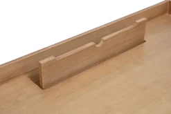 Miliboo Bureau Design-Bureau scandinave bois clair avec rangements 2 tiroirs L100 cm HALLEN