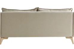 Miliboo Canapé Design|Voir Tous Les Canapés-Canapé 3 places éco-responsable en tissu recyclé naturel et bois clair FOREST