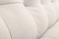 Miliboo Canapé Convertible|Voir Tous Les Canapés-Canapé convertible scandinave 3 places en tissu beige et bois clair YUMI