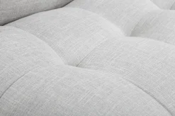 Miliboo Canapé Convertible|Voir Tous Les Canapés-Canapé convertible scandinave 3 places en tissu gris clair et bois clair YUMI