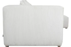 Miliboo Canapé D'angle|Voir Tous Les Canapés-Canapé d'angle droit design en tissu velours côtelé écru 3-4 places PANAM