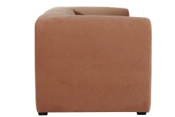 Miliboo Canapé Design|Voir Tous Les Canapés-Canapé design en tissu effet velours terracotta 3-4 places OLIVEIRO