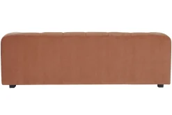 Miliboo Canapé Design|Voir Tous Les Canapés-Canapé design en tissu effet velours terracotta 3-4 places OLIVEIRO