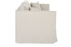 Miliboo Canapé Design|Voir Tous Les Canapés-Canapé déhoussable 4-5 places en tissu beige ADELE