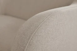 Miliboo Canapé Design|Voir Tous Les Canapés-Canapé scandinave 2-3 places en tissu beige et bois clair ISIS