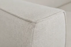 Miliboo Canapé Design|Voir Tous Les Canapés-Canapé scandinave 2-3 places en tissu beige et bois clair MORRIS