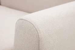 Miliboo Canapé Design|Voir Tous Les Canapés-Canapé scandinave 2 places en tissu beige et bois clair PURE