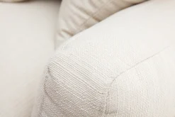 Miliboo Canapé Design|Voir Tous Les Canapés-Canapé scandinave déhoussable 3 places en tissu blanc crème et bois clair KYO