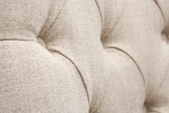 Miliboo Chaise Design-Chaise classique en tissu lin naturel et bois clair massif VOLTAIRE