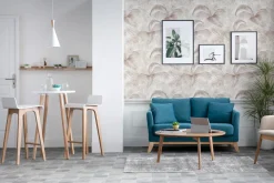 Miliboo Tabouret De Bar-Chaise de bar scandinave 75 cm bois et blanc BALTIK