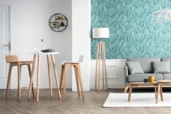 Miliboo Tabouret De Bar-Chaise de bar scandinave en bois clair H75 cm BALTIK