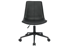 Miliboo Fauteuil De Bureau|Fauteuil De Bureau Petit Prix-Chaise de bureau à roulettes noire LISON